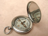 1918 British Army Officers hunter cased pocket compass by W F Holmes Birmingham
